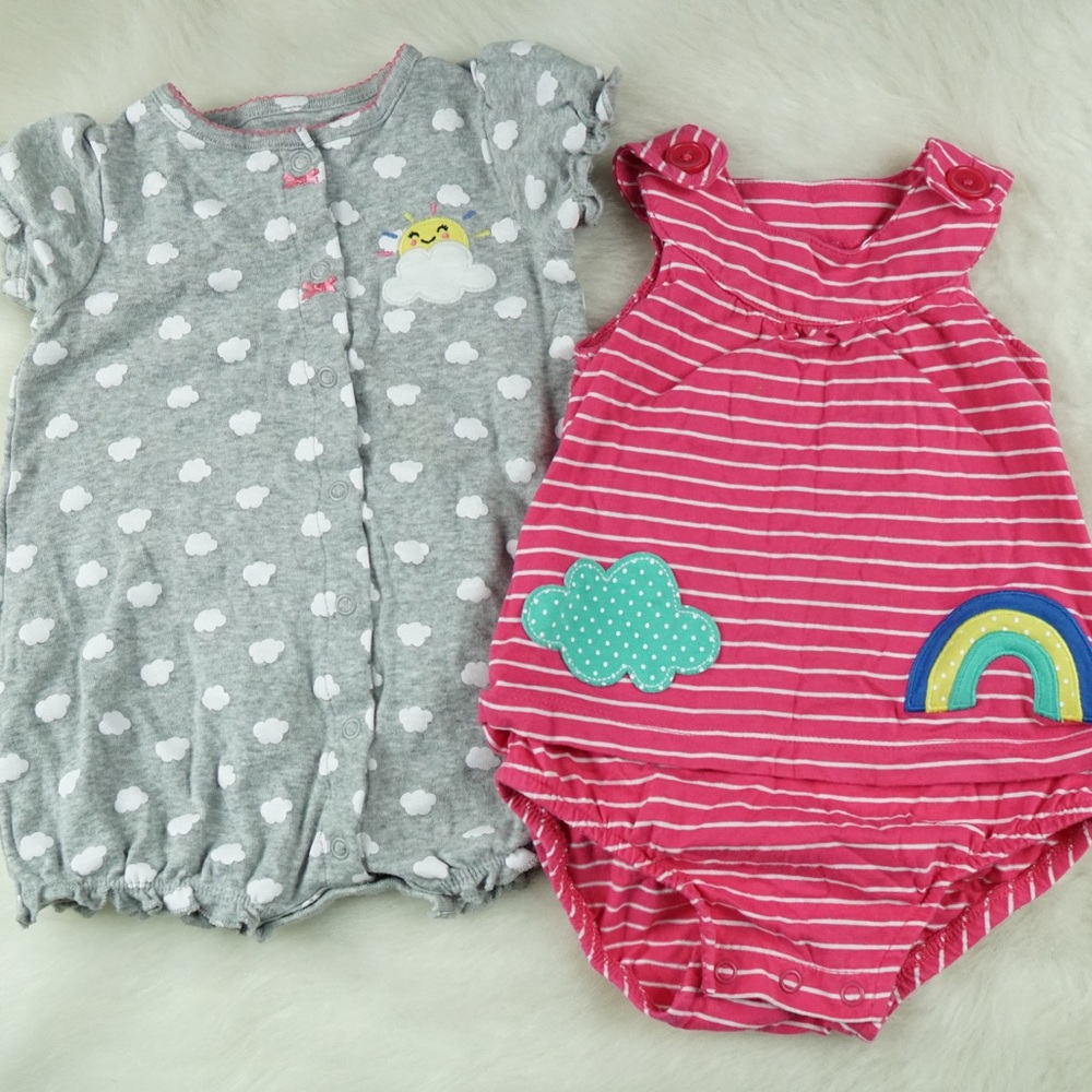 2 Toddler 12 month bodysuit onesie